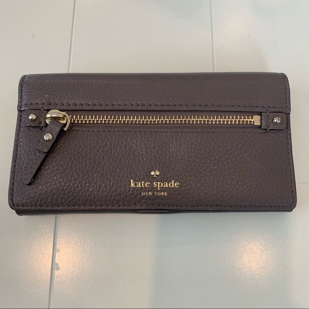 Super cute plum Kate spade wallet